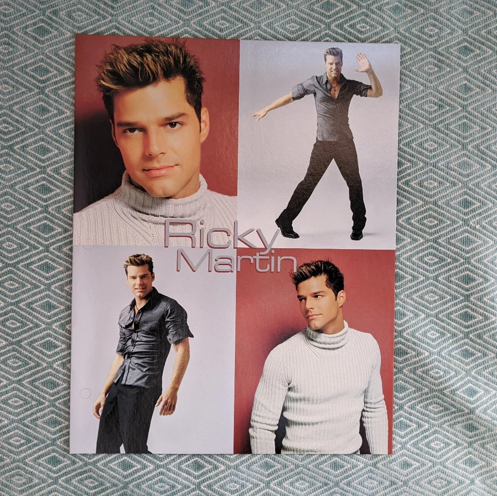 Ricky Martin Brand New Folder Bundle of 7